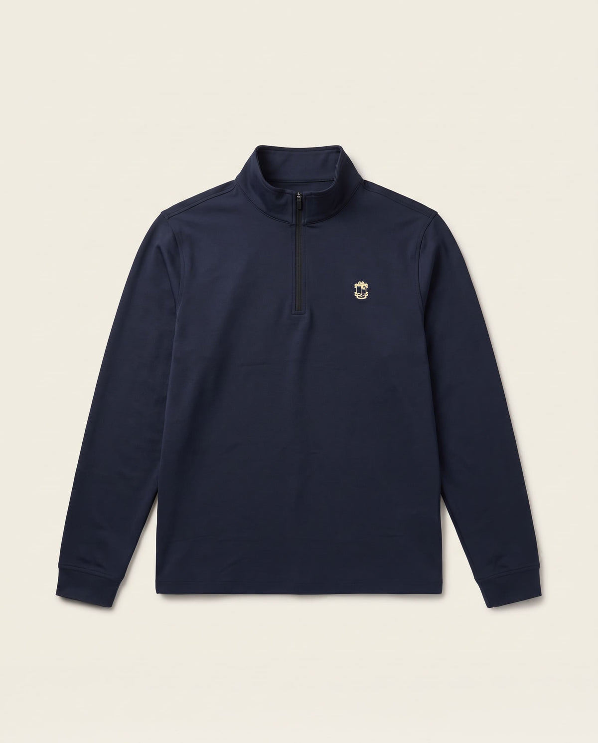 Captain's Quarter Zip Azul Marino, vista frontal