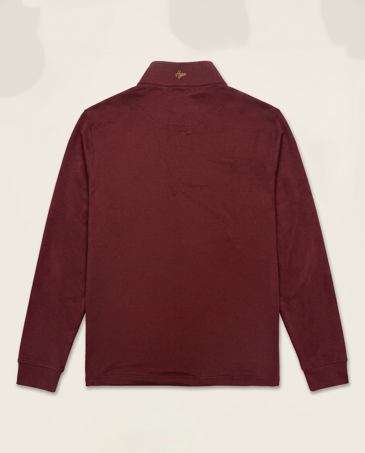 Captain's Quarter Zip Rojo Oscuro, vista trasera