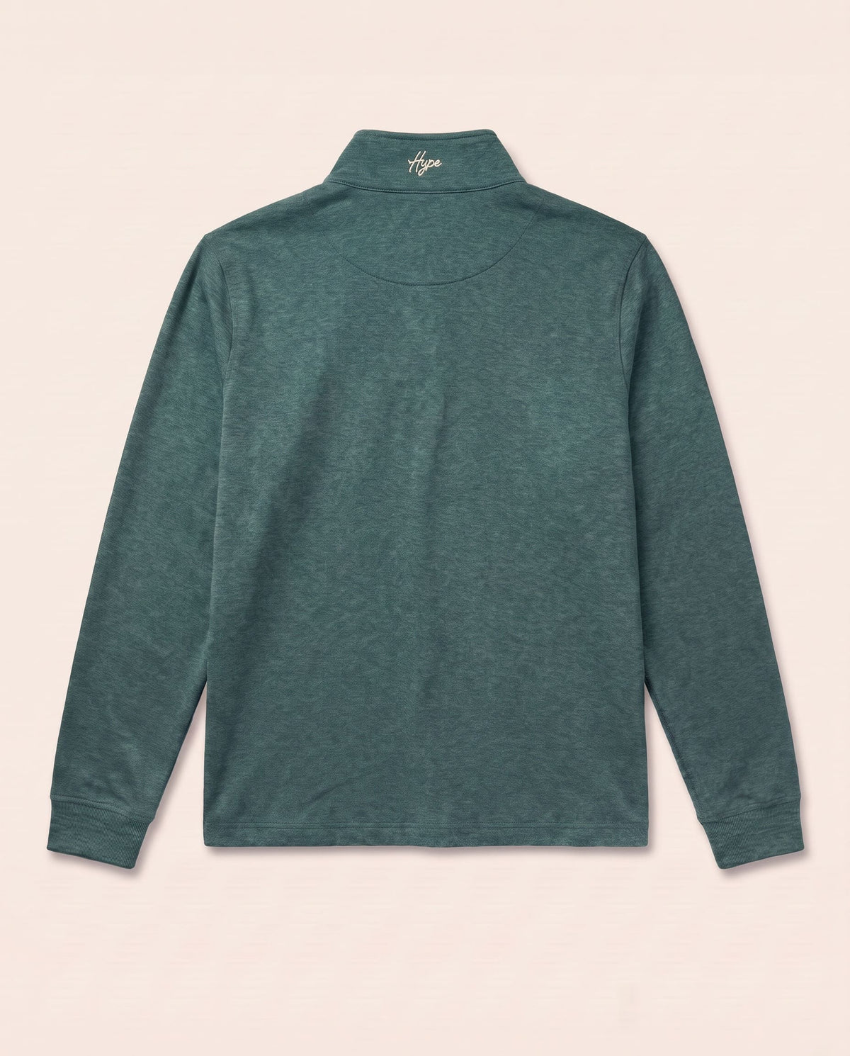 Captain's Quarter Zip Verde Atlántico, vista trasera