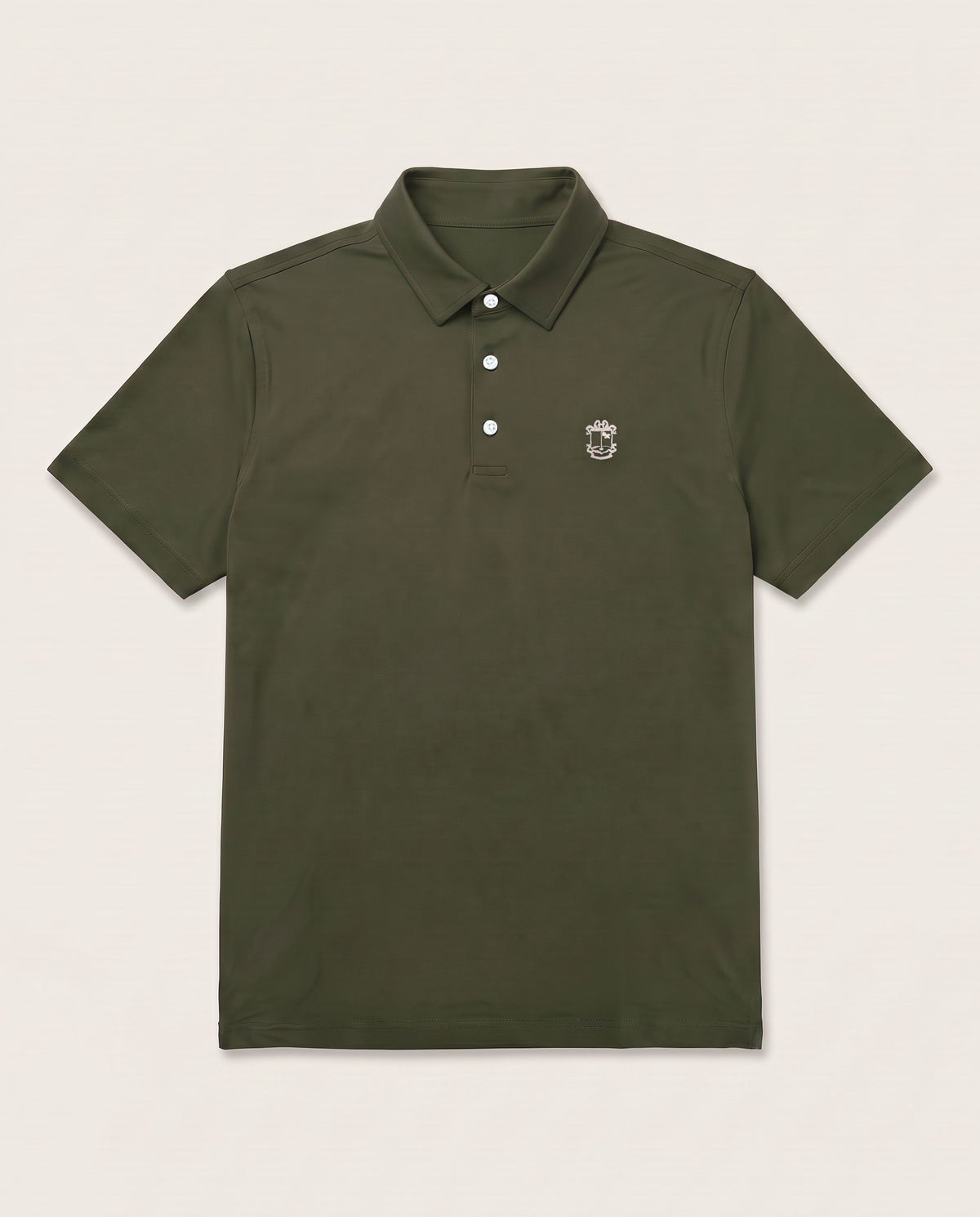 Members Polo Verde Oliva, vista frontal